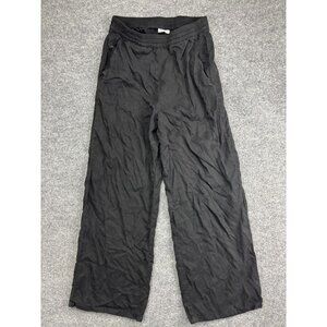 Tentree Sweatpants Womens Small Black Wide Leg Pull On Elastic Waist Casual